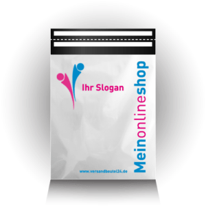 Retourenversandbeutel 57cm+7cm x 60cm, 2 farbig Coex