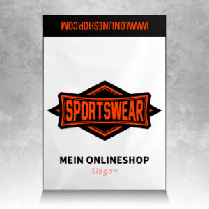 Versandbeutel 35cm+5cm x 25cm, 2 farbig Coex