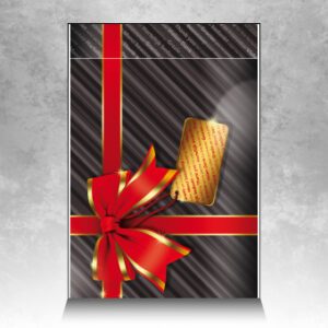 Versandbeutel 35cm+5cm x 25cm, Bilddruck Coex